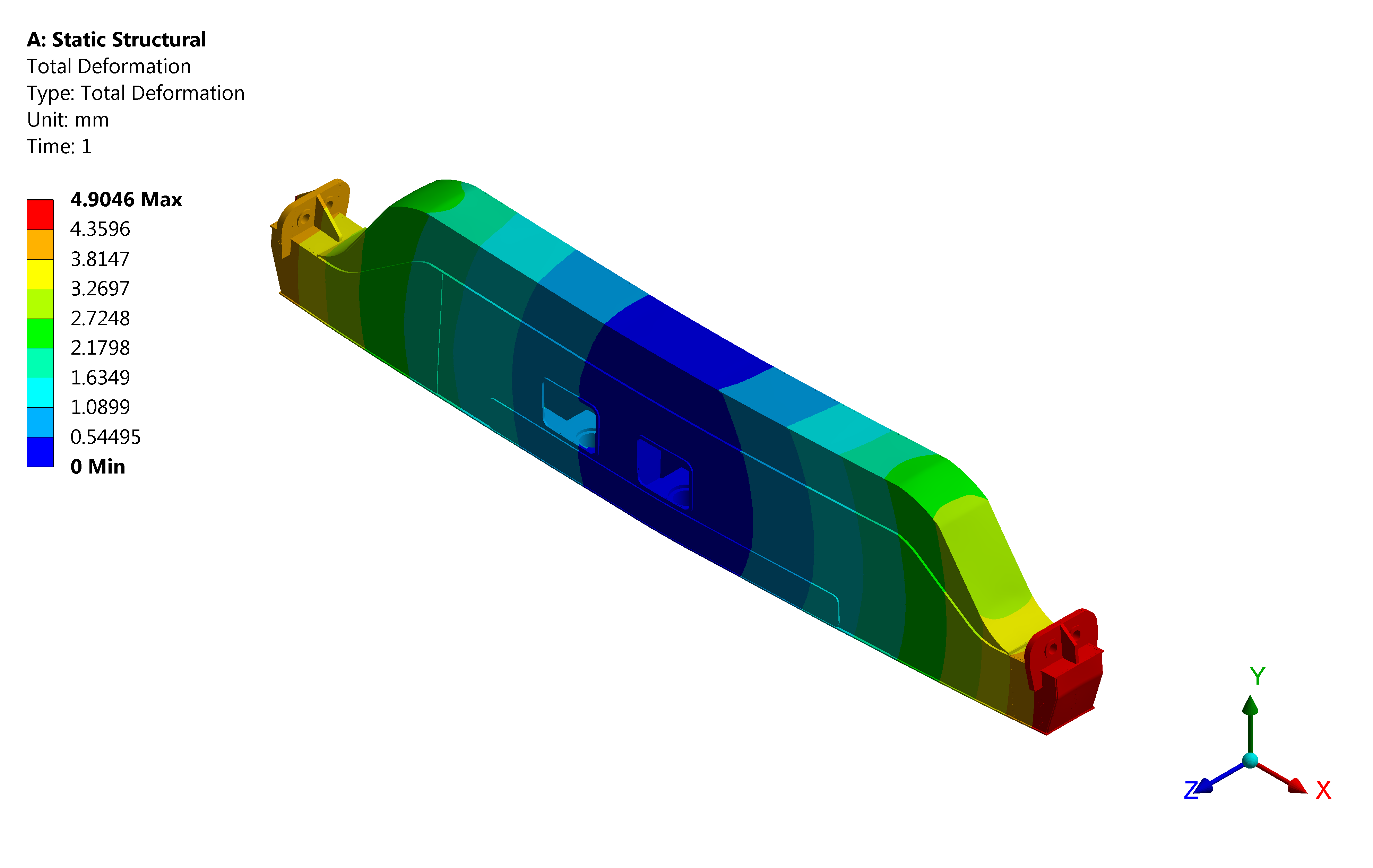 Evener beam